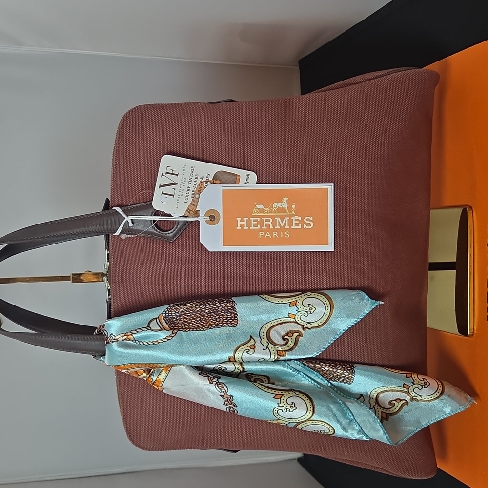 HERMES Sac Ebu 2006 MM Tote  Rare ltd Production Collectable Excellent Condition